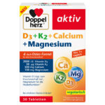 D3 + K2 + Calciu + Magneziu