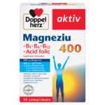 Magneziu 400 + Vitaminele B1 + B6 + B12+ Acid folic