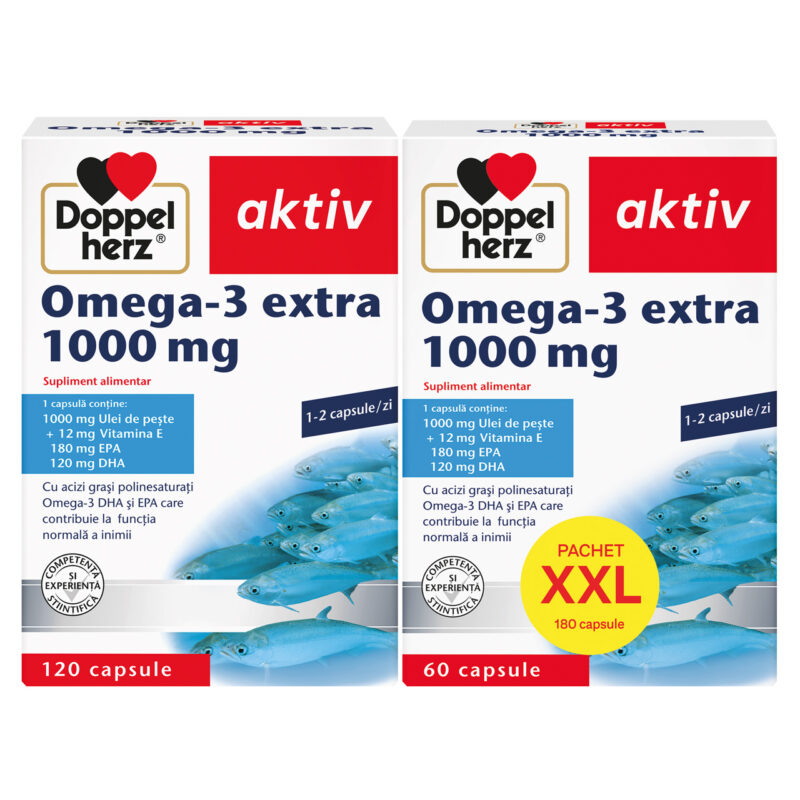 Omega-3 Extra 1000 mg Pachet XXL