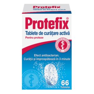 Tablete de curățare activă pentru proteze dentare