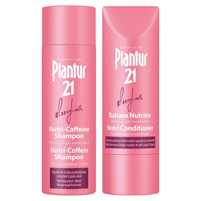 Pachet Promo: Șampon #longhair cu Nutri-Caffeine + Balsam nutritiv #longhair