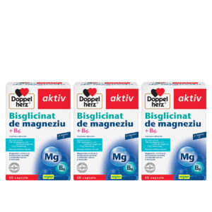 Pachet cură Bisglicinat de magneziu + B6