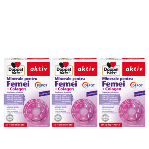 Pachet cură Minerale pentru femei + Colagen DEPOT