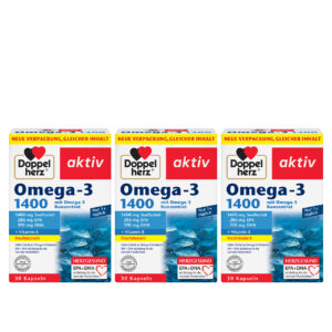 Pachet cură Omega-3 1400 mg