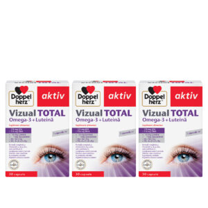 Pachet cură Vizual Total cu Omega-3 + Luteină