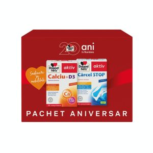 Pachet Aniversar: Calciu + D3 + Cârcel Stop